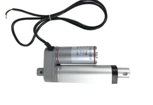 12V DC 750N Small Silver Electric Motor Linear Actuator 2"-17.7" Linear Motion - Picture 1 of 17