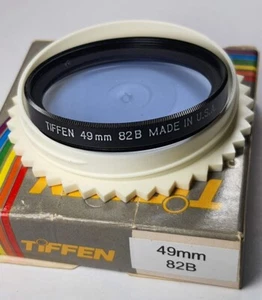 Tiffen 49mm 82B 82-B 82 B Color Conversion Glass Lens Filter 49 mm (4982B) USA - Picture 1 of 5
