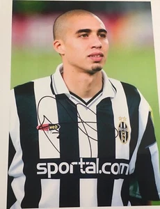 David Trezeguet signed Juventus Image A 10x8 photo UACC dealer RACC COA - Picture 1 of 1