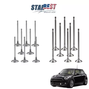 Intake Exhaust Valve Kit 11347533884 11347533885 for Mini Cooper R56 R60 - Picture 1 of 9