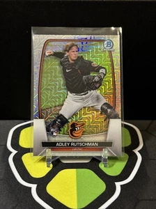 2023 Bowman Chrome Adley Rutschman RC Rookie Mega Box Mojo Refractor #40 Orioles - Picture 1 of 2