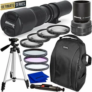 ULTIMAXX High-Power 500mm/1000mm f/8 for Nikon Z-Mount with Filters + Backpack - Picture 1 of 9
