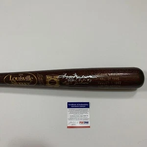 REGGIE JACKSON SIGNED/AUTO'D MLB HALL OF FAME INDUCTION BAT-LIMITED EDITION-PSA - Picture 1 of 10