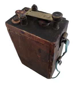 Vintage Ford Model-T Battery Ignition Buzz Coil in Wooden Box - Picture 1 of 2