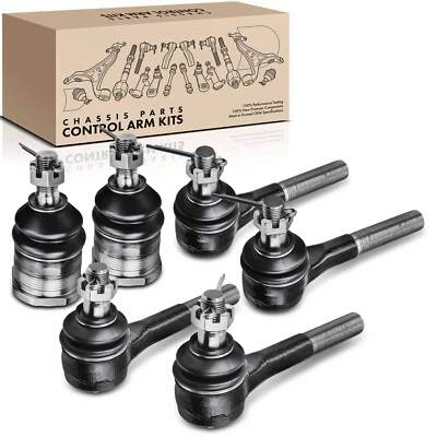 6 передних верхних концов шаровых шарниров внутренних и внешних анкерных креплений для Dodge Ram 1500 Van B100 - Изображение 1 из 4