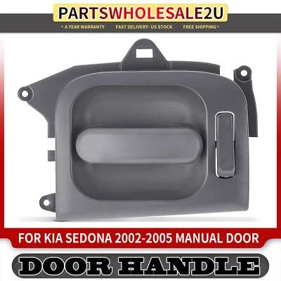Manija de puerta interior gris corredera del lado izquierdo del conductor para Kia Sedona 2002 2003-2005 Foto 1 de 4