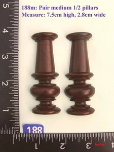 Par de pilares de reloj"" 188M caja de reloj / muebles hágalo usted mismo - Imagen 1 de 1