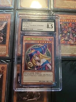 Dark Magician Girl LCYW-EN022 Unlimited -Legendary Collection Yugi - CGC 8.5 - Image 1 of 3