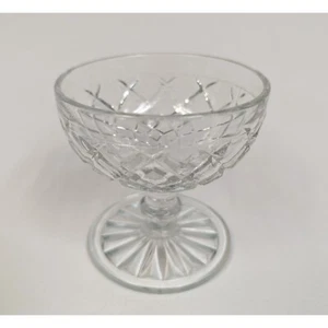 Anchor Hocking Vintage Waterford Klar Pressglas Sherbet Schale - Bild 1 von 7
