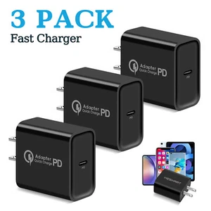 PD 20 Watt USB-C Schnell Ladegerät Block Netzteil für iPhone 14/13/12/11/XR - Bild 1 von 26