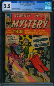 JOURNEY Into MYSTERY #103 🌟 CGC 2.5 🌟 1st App of ENCHANTRESS Marvel Comic 1964 - Picture 1 of 2