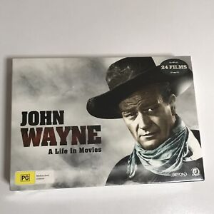 John Wayne A Life In Movies DVD Box Set (Brand New & Sealed) 24 Films