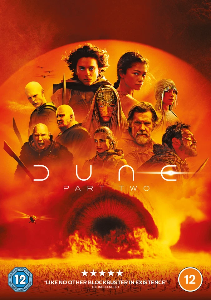 Dune: Part Two (DVD) Dave Bautista Rebecca Ferguson Timothée Chalamet Zendaya - Image 1 of 2