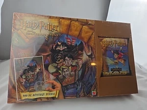 Harry Potter Sorcerer's Stone Collectible 300 MysteryPuzzle W/QuidditchGame New - Picture 1 of 6