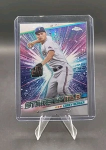 2024 Topps Series 1 Chrome Stars of MLB Corey Seager #CSMLB-28 Texas Rangers  - Picture 1 of 2