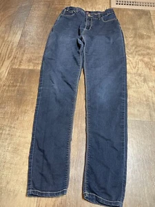 Jordache Jeans Girls Size 16 Slim Super Skinny Blue Denim adjustable waist - Picture 1 of 5