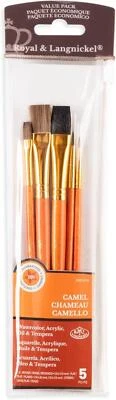 Royal & Langnickel RSET-9115 Artistes Chameau Peinture Pinceau Set 5pc - Photo 1/4