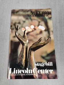 Stagebill Lincoln Center 1984 presente Pushkin y Tchaikovsky en Eugene Onegin - Imagen 1 de 4