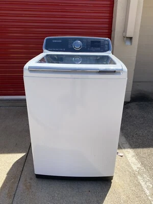 Samsung 5.2 Cu. Ft. activewash™ Steam SmartCare VRTplus Top Load Washer in White - Image 1 of 4