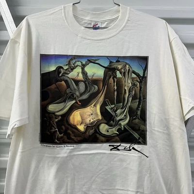 Camiseta De Colección Salvador Dalí Arte Araña Hombre XL Museo Años 90 Surrealista Escher Pop Foto 1 de 4
