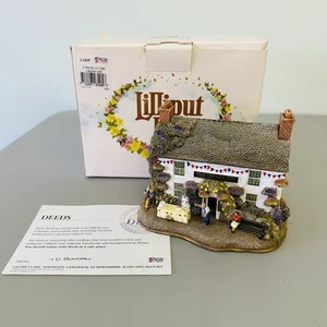 Lilliput Lane Jubilee At The Crown Inn Pub St Ewe Cornwall L3405 2012 Box & Deed - Picture 1 of 15