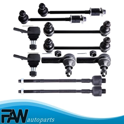 Fits Nissan Pathfinder Front Tie Rod End Sway Bar End Link Ball Joint 10Pieces - Image 1 of 4
