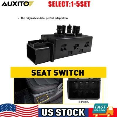 Переключатель питания левого переднего сиденья для Chevrolet Colorado GMC Canyon 2015-2022 годов выпуска 1-10X - Изображение 1 из 4