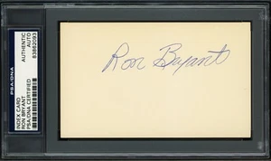 Ron Bryant Autographed 3x5 Index Card San Francisco Giants PSA/DNA #83862093 - Picture 1 of 2