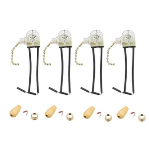 4Pack Universal Ceiling Fan Light Wall light Replacement Pull Chain Switch - Picture 1 of 5