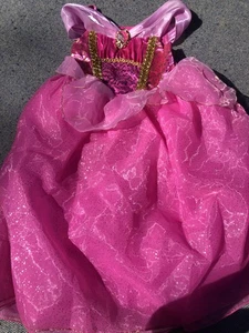 Disney Store Princess Aurora Dress Sleeping Beauty 5/6 - Picture 1 of 5