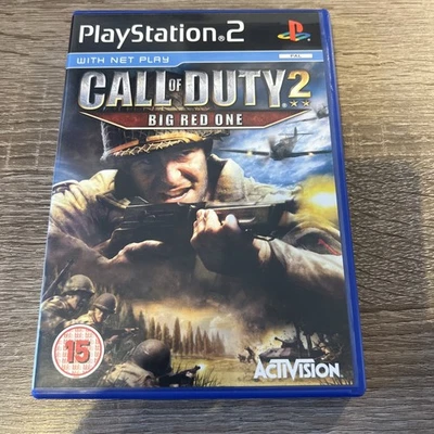 Call of Duty 2: Big Red One (PAL Sony PS2, 2005) *Near Mint* CIB *Disc Perfect* - Image 1 of 4