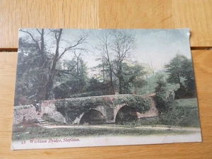 1908 Posted Postcard of Wickham Bridge, Stapleton, Bristol - Picture 1 of 2