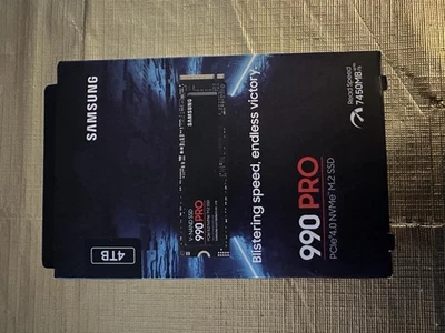 Samsung 990 Pro 4TB M.2 NVMe (Sealed) - Image 1 of 3