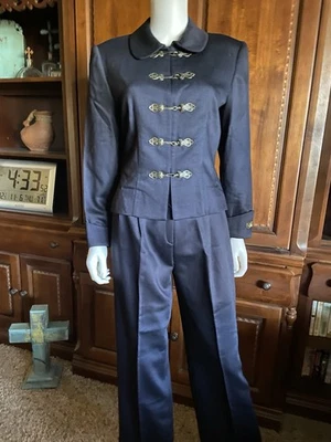 Alberto Makali Navy Women’s Pantsuit Size 8  Made In USA - Image 1 of 4