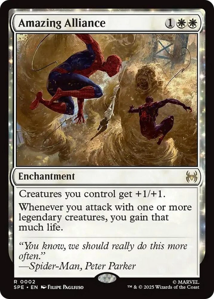 Amazing Alliance Marvel's Spider-Man: Eternal-Legal MTG spiderman non foil - Image 1 of 1