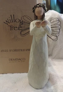 Willow Tree ENGEL DER WEIHNACHTSSTIMMUNG ~ Demdaco von Susan Lordi mit Box - Bild 1 von 2