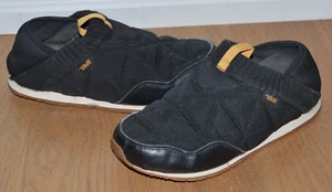 Mocasines Teva ReEmber para mujer talla 7 Ember Moc negros y de goma acolchados de punto - Imagen 1 de 6