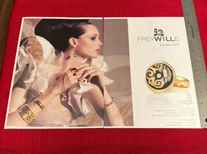 Model Carla Crombie for Frey-Wille Jewelry 2010 Print Ad - Great To Frame! - Picture 1 of 2