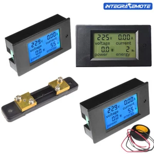 AC80-260V DC6.5~100V 20A 50A 100A Panel Display Volt Amp Power Watt Meter LCD - Bild 1 von 51