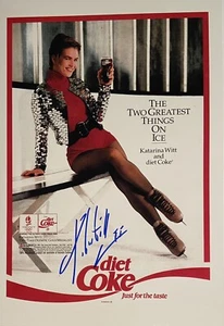 Kati Witt signiert Olympia Foto Original autograph Signatur Autogramm (30) - Picture 1 of 2