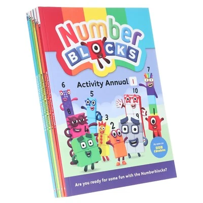 Numberblocks Fun Activity Annuals 1-5 Collection: 5 Books Set  - Ages 4+ - PB - Image 1 of 4