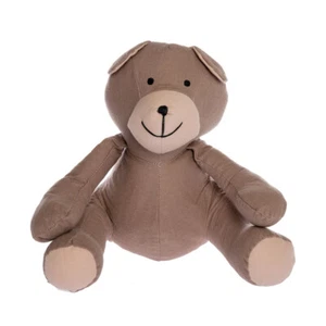 Tope de puerta TEDDY oso de peluche marrón con relleno de arena Doorstop L36 cm habitación infantil - Imagen 1 de 3