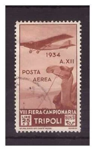 LIBIA 1934 VIII° FIERA DI TRIPOLI - POSTA AEREA LIRE 25 USATO - Imagen 1 de 1