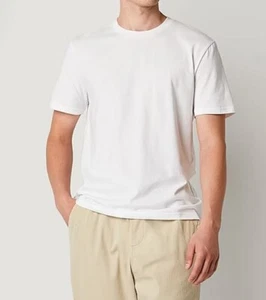 JA John Ashford Men's Soft Jersey Short Sleeve Crew-Neck T-Shirt White Size XXL - Picture 1 of 10