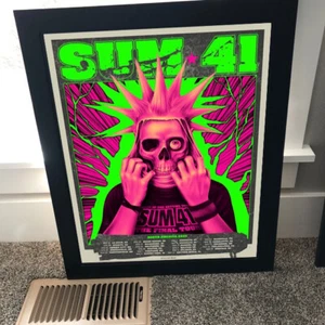 SUM 41 Tour North America 2024 Poster, Gift, No Frame