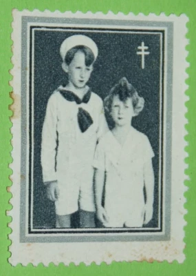 CINDERELLA TIMBRE 1925-1935 FAMILLE ROYALE BELGIQUE BELGIË - Photo 1/2