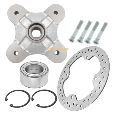Rear Wheel Hub & Bearing & Brake Rotor Kit for Polaris Sportsman 550 850 1000 - Image 1 of 4