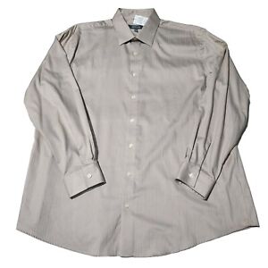 Kenneth Cole Reaction Mens Shirt XL 17½ 34/35 Long Sleeve Button Up New W Tags