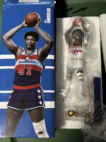 WES UNSELD SGA Washington Bullets/Wizards SGA Bobblehead NIB From April 1,2022 Cover