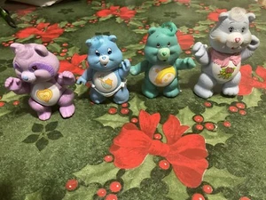 Vintage Care Bears poseable lot - BABY TUGS,(WISH BEAR) Total Of 4 Great Lot. - Picture 1 of 21